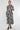 Mono Floral Swirl Print Midi Shirt Dress
