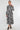 Mono Floral Swirl Print Midi Shirt Dress
