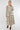 Cream Sketch Botanical Print Maxi Shirt Dress