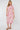 Pink Swirl Print Short Sleeve Midi Shirt Dress
