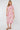 Pink Swirl Print Short Sleeve Midi Shirt Dress