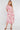 Pink Swirl Print Short Sleeve Midi Shirt Dress
