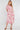 Pink Swirl Print Short Sleeve Midi Shirt Dress