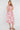 Pink Swirl Print Short Sleeve Midi Shirt Dress