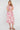 Pink Swirl Print Short Sleeve Midi Shirt Dress