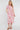 Pink Swirl Print Short Sleeve Midi Shirt Dress