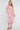 Pink Swirl Print Short Sleeve Midi Shirt Dress