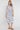 Blue Swirl Print Short Sleeve Midi Shirt Dress