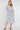 Blue Swirl Print Short Sleeve Midi Shirt Dress