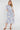Blue Swirl Print Short Sleeve Midi Shirt Dress
