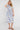 Blue Swirl Print Short Sleeve Midi Shirt Dress