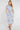 Blue Swirl Print Short Sleeve Midi Shirt Dress