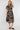 Black Swirl Print Short Sleeve Midi Shirt Dress