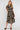 Black Swirl Print Short Sleeve Midi Shirt Dress