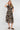 Black Swirl Print Short Sleeve Midi Shirt Dress