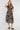 Black Swirl Print Short Sleeve Midi Shirt Dress