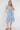 Cornflower Blue Floral Print Midi Shirt Dress
