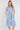 Cornflower Blue Floral Print Midi Shirt Dress