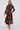 Brown Abstract Print Midaxi Shirt Dress