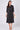 Black Polka Dot Half Sleeve Midi Shirt Dress