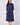 Love Sunshine Navy Polka Dot Half Sleeve Midi Shirt Dress Brunch Dress Casual Dress Dress with Pockets Dresses Everyday Dress LS-2045 Workwear Dress