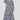 Love Sunshine Blue Floral Print Buttoned Curve Maxi Shirt Dress Curve LS-2341