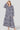 Love Sunshine Blue Floral Print Buttoned Curve Maxi Shirt Dress Curve LS-2341