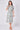Green Leaf Print Tie Waist Midi Dress
