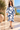 Blue & White Abstract Print V-Neck Kaftan Midi Dress
