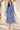 Royal Blue Paisley Print Tie Waist Midi Dress