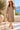 Mocha Brown V-Neck Kaftan Midi Dress