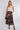 Mixed Leopard Print Satin Pleated Maxi Skirt