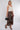 Mixed Leopard Print Satin Pleated Maxi Skirt