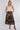 Mixed Leopard Print Satin Pleated Maxi Skirt