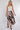 Beige Abstract Print Pleated Maxi Skirt