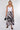 Grey Abstract Print Pleated Maxi Skirt