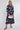 Navy Floral Print Midaxi Shirt Dress