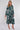 Green Floral Print Midaxi Shirt Dress
