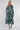 Green Floral Print Midaxi Shirt Dress