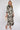 Khaki Abstract Leaf Print Maxi Shirt Dress