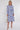 Cobalt Botanical Print Midi Shirt Dress