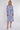 Cobalt Botanical Print Midi Shirt Dress