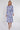 Cobalt Botanical Print Midi Shirt Dress