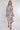 Caramel Paisley Botanical Print Midi Shirt Dress
