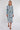 Blue Paisley Botanical Print Midi Shirt Dress