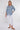 Blue Leaf Print Oversized Shirt