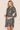 Love Sunshine Black Tie Dye Print Belted Mini Shirt Dress Brunch Dress Casual Dress DB Dress with Pockets Everyday Dress Long Sleeve Dress LS-5026 Workwear Dress