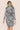 Love Sunshine Black Damask Print Belted Satin Mini Shirt Dress Brunch Dress Casual Dress Dress with Pockets Everyday Dress Long Sleeve Dress LS-5026 Workwear Dress