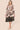 Love Sunshine Bronze Abstract Print V Neck Maxi Dress LS-2255