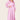 Love Sunshine Pink Printed Silky Belted Pleated Maxi Dress DB Dress with Pockets Garden Party Dress Holiday Dress Long Sleeve Dress LS-2329 Summer Dress Wedding Guest Dress